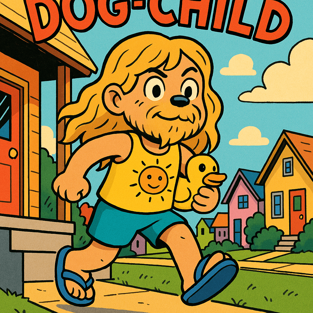 Cover illustration for Larry and the Brave Little Beep